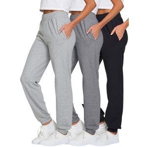 NEW Ultra Performance Womens Sweatpants 3 Pack Cotton Joggers Women's Fleece Swe